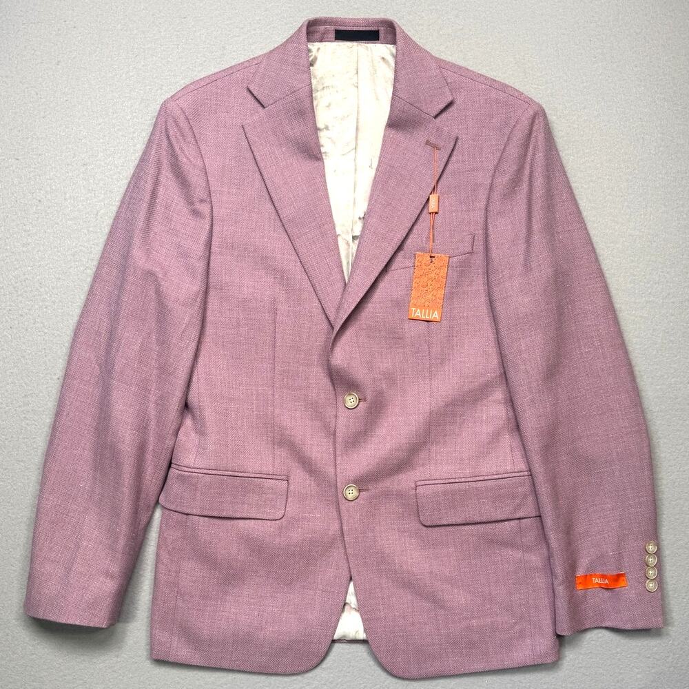 Tallia Men's Slim-Fit Wool-Blend Sport Coat  Lilac 38R $295